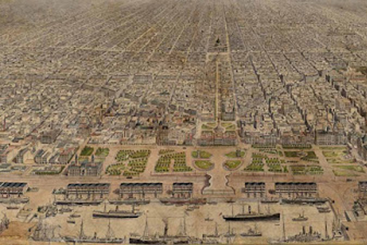 Buenos Aires a vuelo de pájaro, de 1915